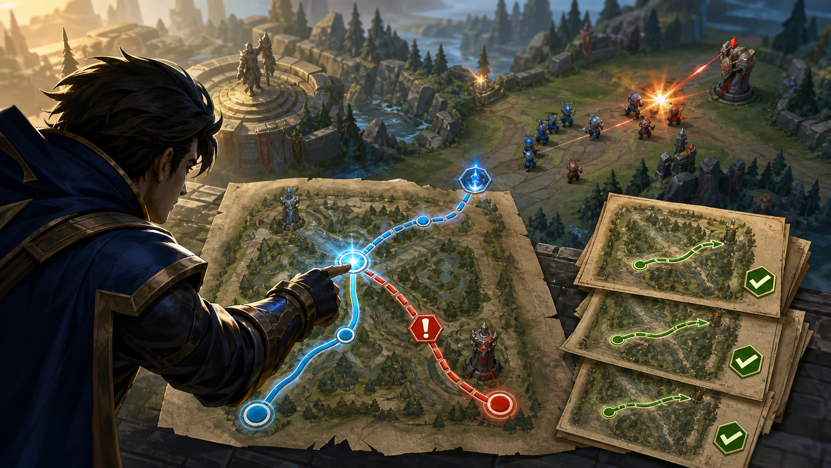 one front-page editorial synthesis of the headline and two exact article facts from League of Legends Patch 26.16 Source Route for Players | Patch 26.16 is best approached as a sou
