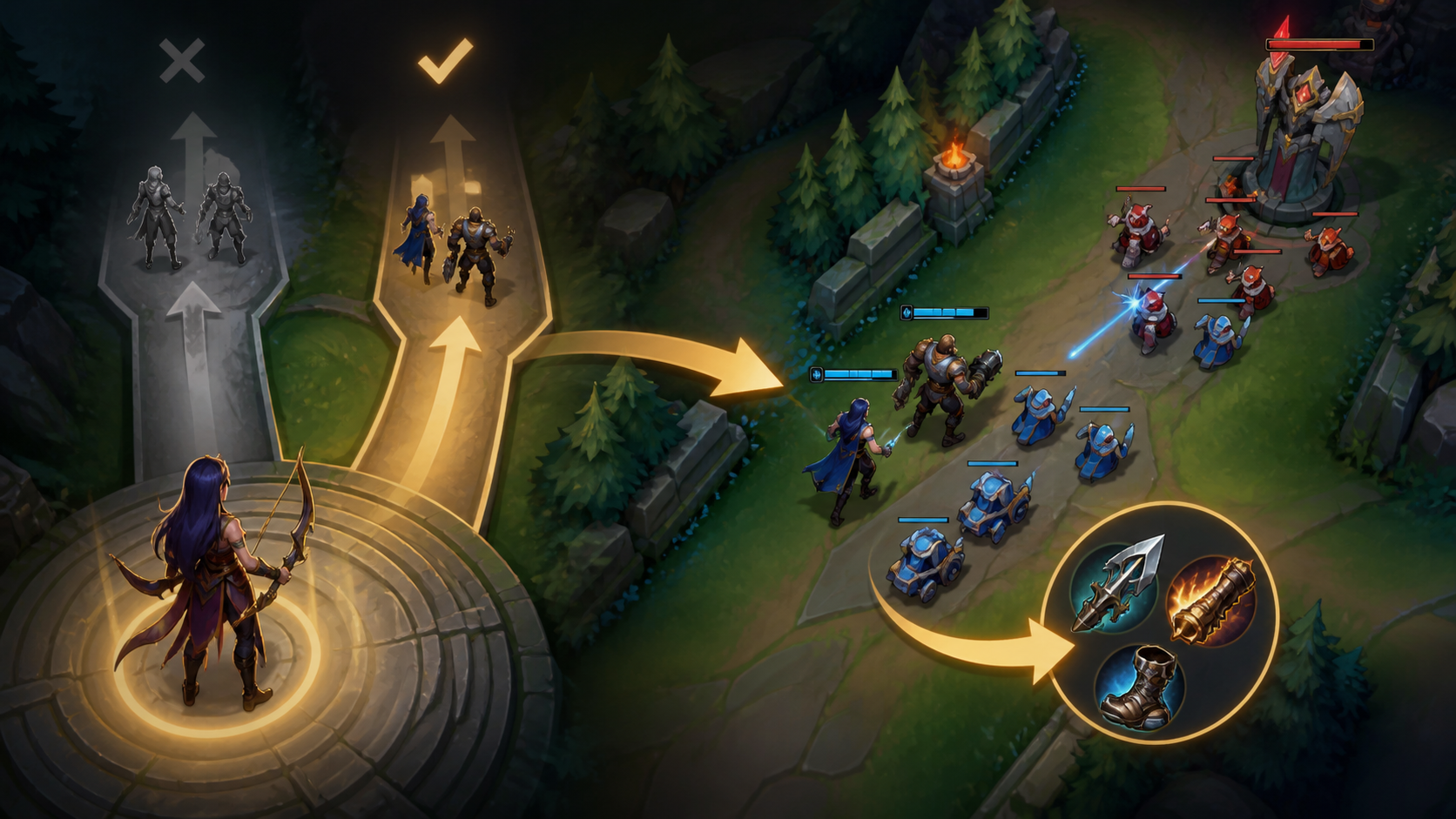 one system, rule, activity, or mode state change from Role and item changes widen the ranked impact, with its before-and-after player consequence